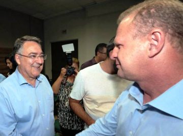 Gelson Merísio e Raimundo Colombo
