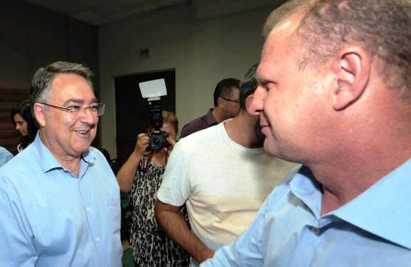 Gelson Merísio e Raimundo Colombo