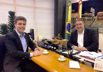Raimundo Colombo e Fabrício Oliveira