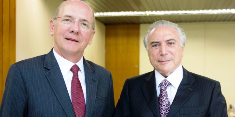 Paulo Bauer e Michel Temer