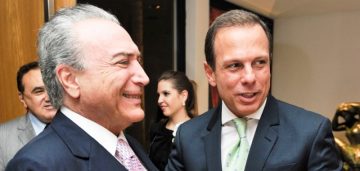 Michel Temer e Joao Doria Jr