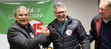 Eduardo Moreira, Mauro Mariani e Casildo Maldaner