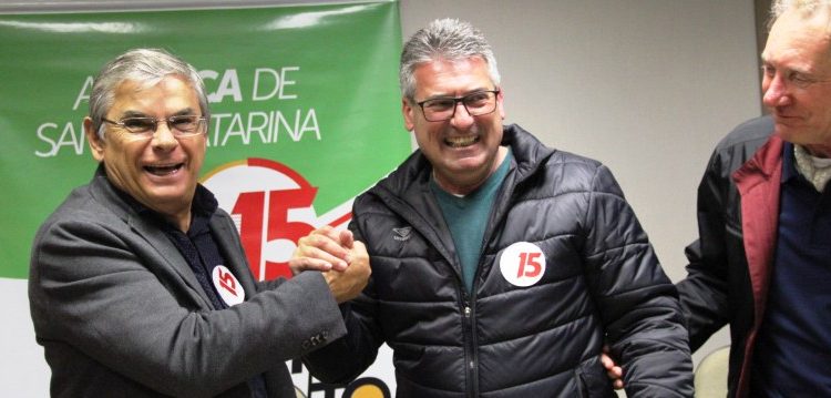 Eduardo Moreira, Mauro Mariani e Casildo Maldaner